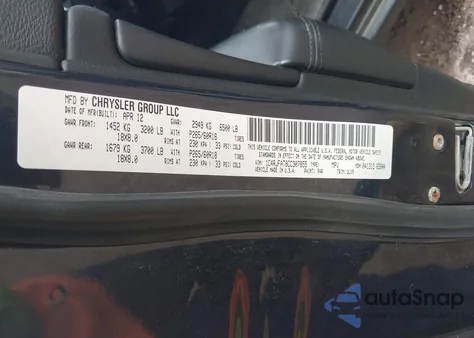 2012 Jeep Grand Cherokee Laredo z USA, uszkodzony, nr VIN 1C4RJFAT8CC307855